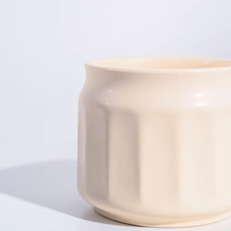 Buy Twila Ceramic Planter - Off White Pots & Planters from Vaaree