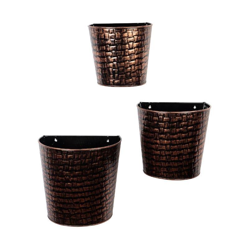 Buy Virika Vasa Planter (Copper) - Set Of Three Pots & Planters from Vaaree