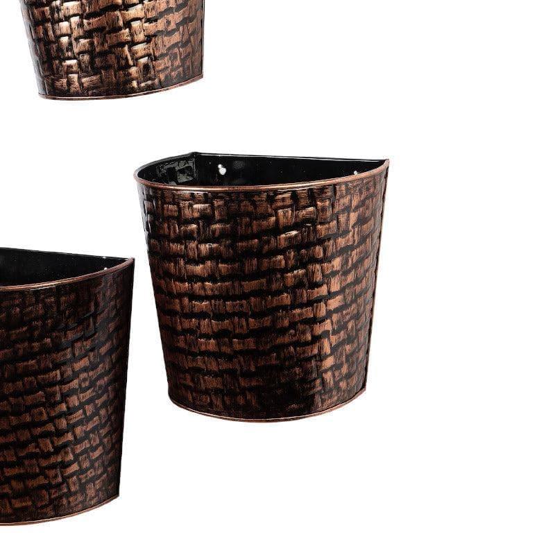 Buy Virika Vasa Planter (Copper) - Set Of Three Pots & Planters from Vaaree