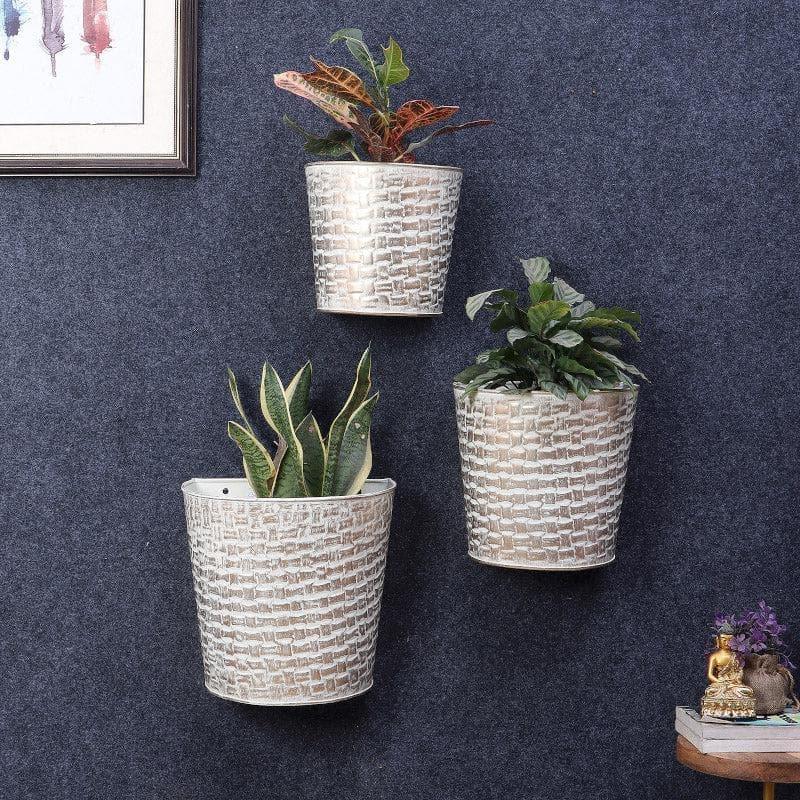 Buy Virika Vasa Planter (White) - Set Of Three Pots & Planters from Vaaree