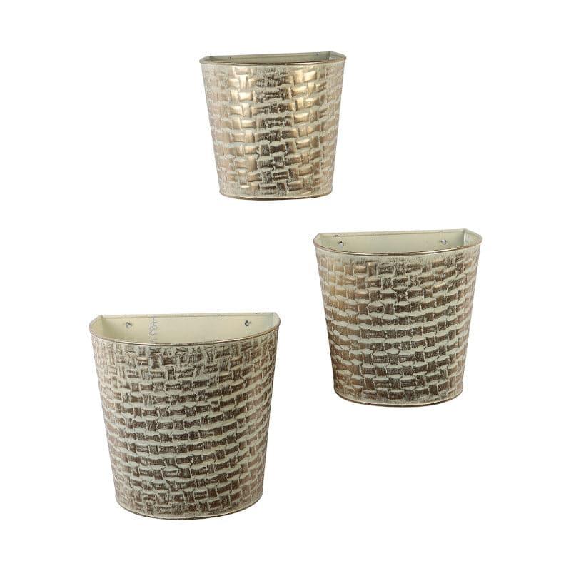 Buy Virika Vasa Planter (White) - Set Of Three Pots & Planters from Vaaree