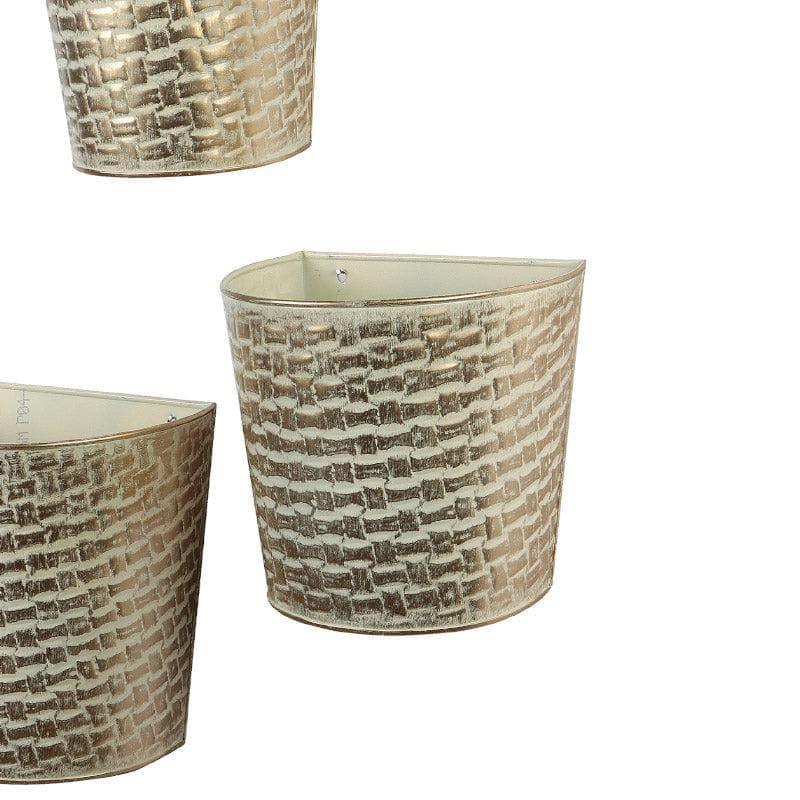 Buy Virika Vasa Planter (White) - Set Of Three Pots & Planters from Vaaree