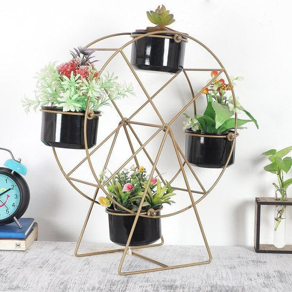 Buy Wheel Fun Planter - Black Pots & Planters from Vaaree