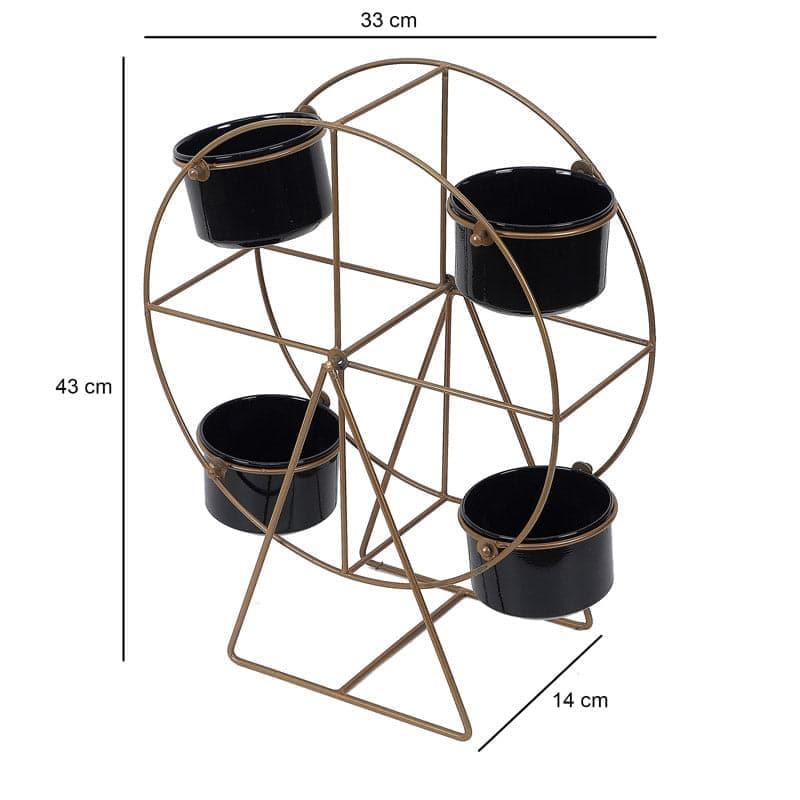 Buy Wheel Fun Planter - Black Pots & Planters from Vaaree