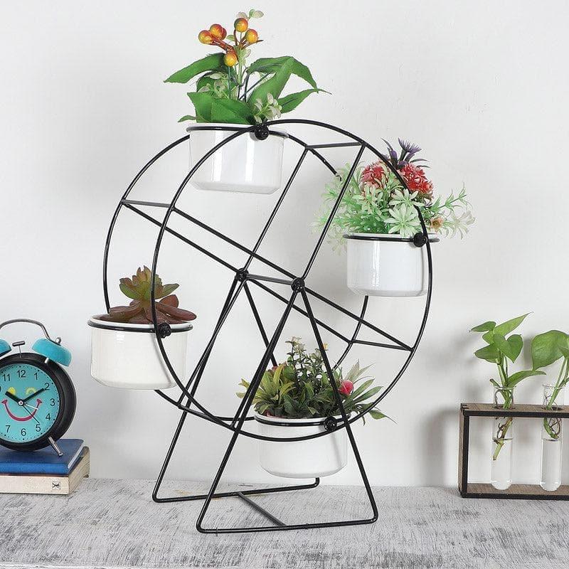 Buy Wheel Fun Planter - White Pots & Planters from Vaaree