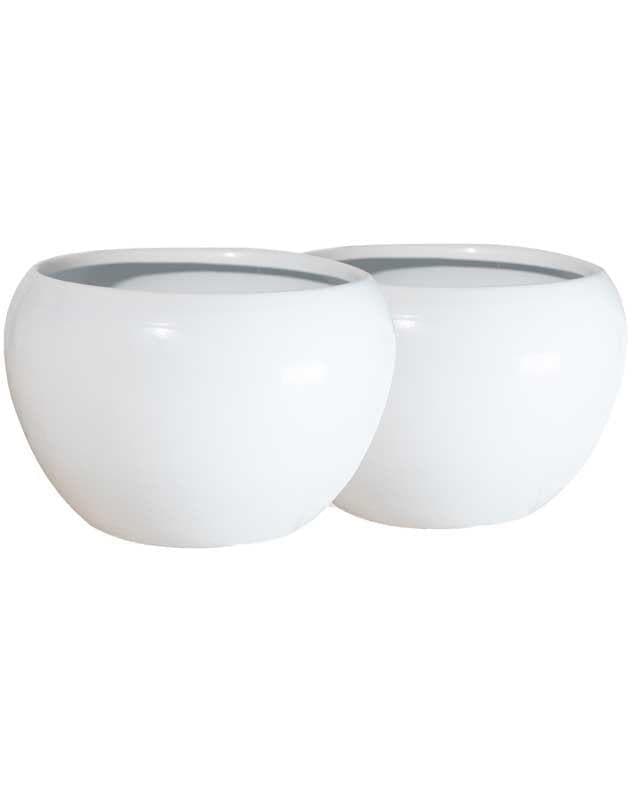 Buy Whimsical White Planters - Set Of Two Pots & Planters from Vaaree