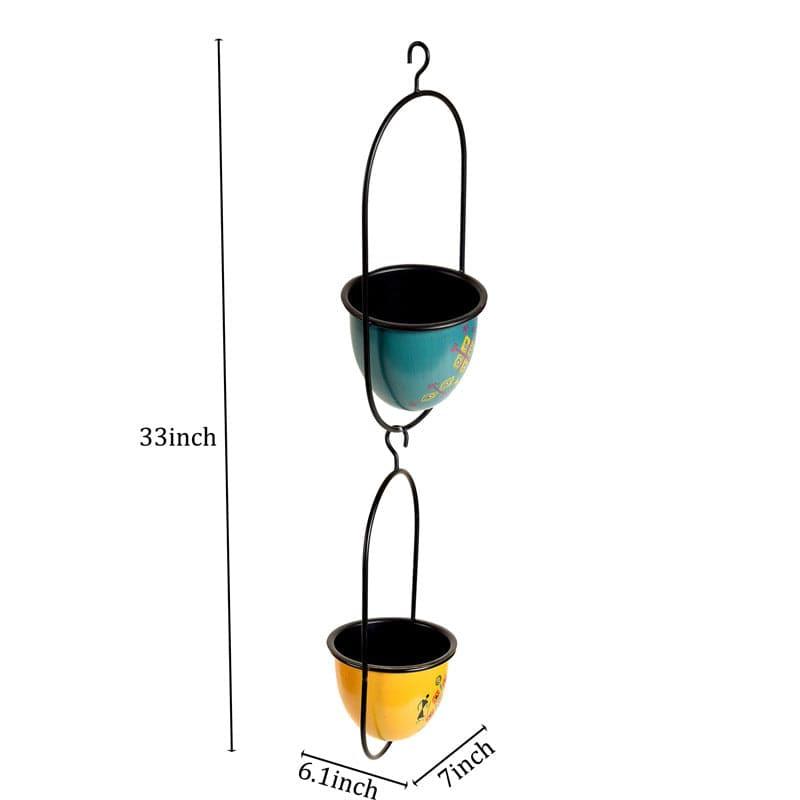 Buy Yuva Hanging Planter - Set Of Two Pots & Planters from Vaaree