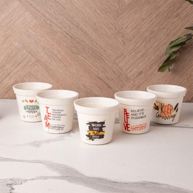 Buy Zaesiro Melamine Pot - Set Of Five Pots & Planters from Vaaree