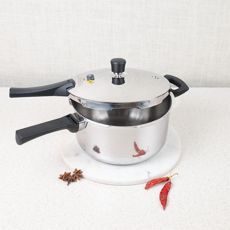 Pressure Cooker - Stahl Kitchen Induction Safe Pressure Cooker - 2000 ml/9 Inches