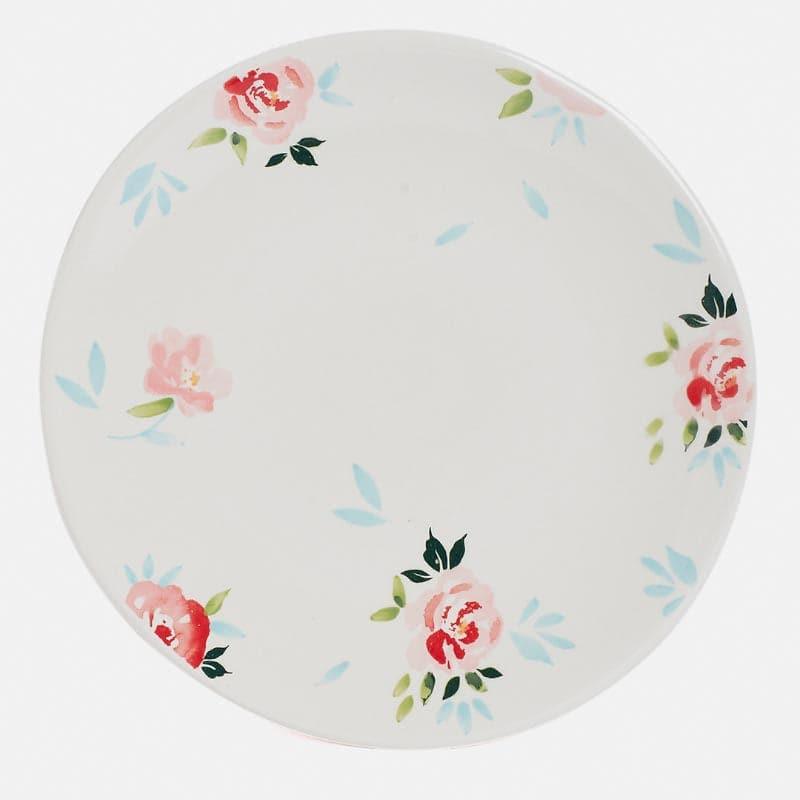Quarter Plate - Day Dreams Handpainted Dinner Plates- Set Of Four