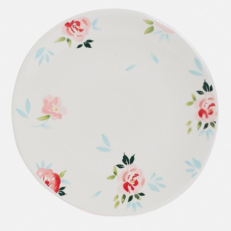 Buy Day Dreams Handpainted Dinner Plates- Set Of Four Quarter Plate from Vaaree