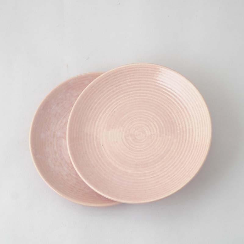 Quarter Plate - Keziah Pink Quarter Plates - Set Of Two