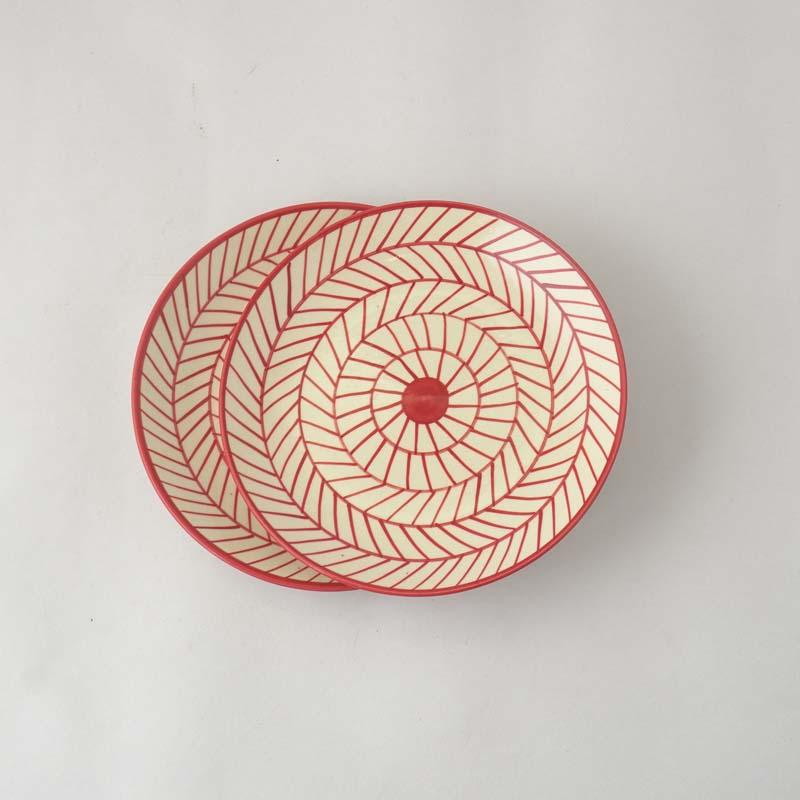 Quarter Plate - Tirion Ceramic Quarter Plates - Set Of Two