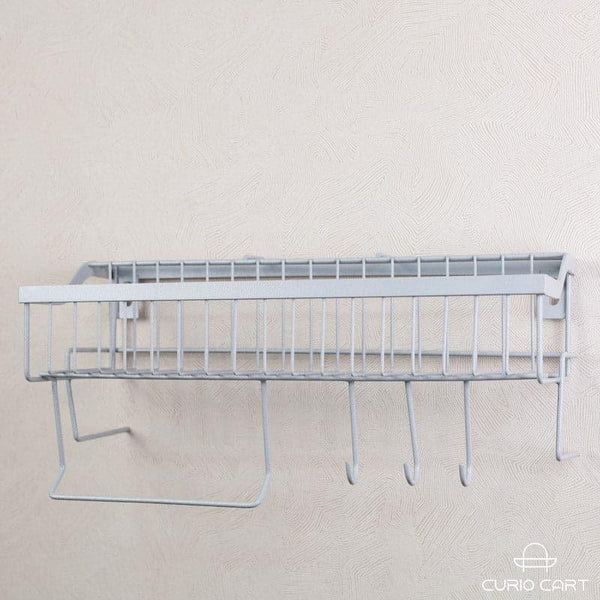 Buy Racks - Ferrous Fun Kitchen Rack - Grey at Vaaree online