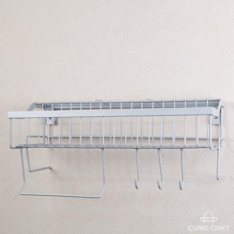 Buy Ferrous Fun Kitchen Rack - Grey Racks from Vaaree