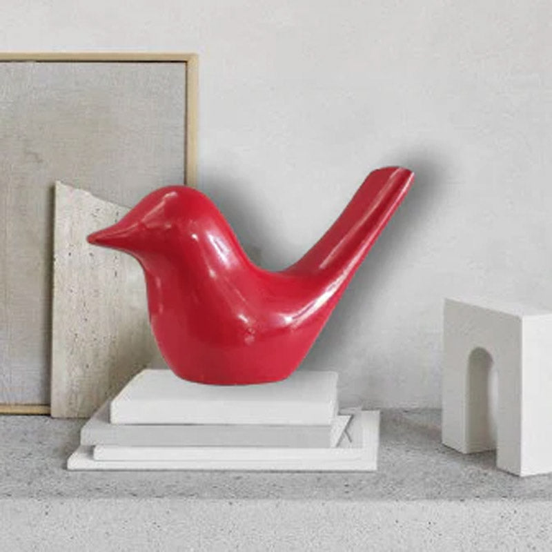 Buy Red Bird Showpiece Showpieces from Vaaree