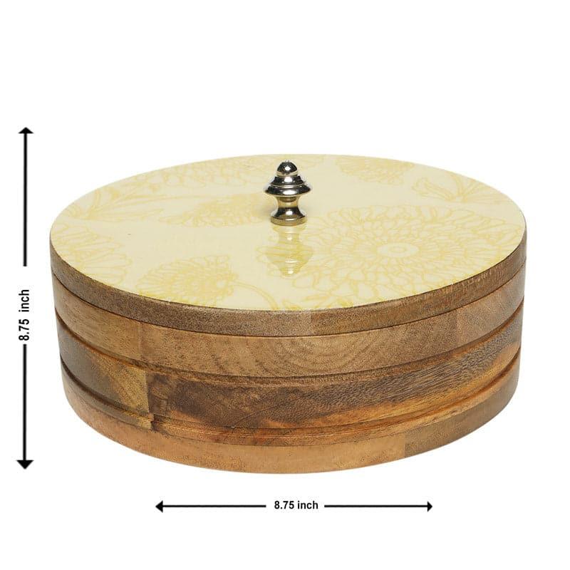 Buy Reva Wooden Roti Box Roti Box from Vaaree