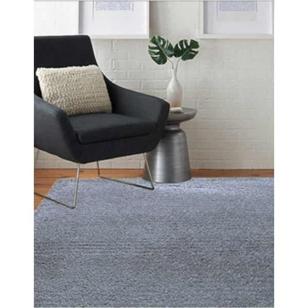 Buy Artisanal Aura Hand Woven Rug - Grey Rugs from Vaaree