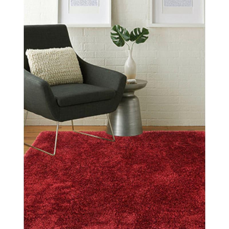 Buy Hand Woven Whisper Rug - Brick Red Rugs from Vaaree