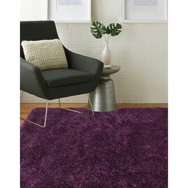 Buy Hand Woven Whisper Rug - Purple Rugs from Vaaree