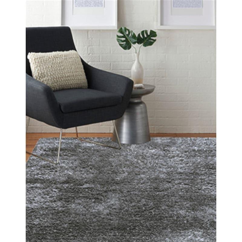 Buy Hand Woven Whisper Rug - Silver Rugs from Vaaree