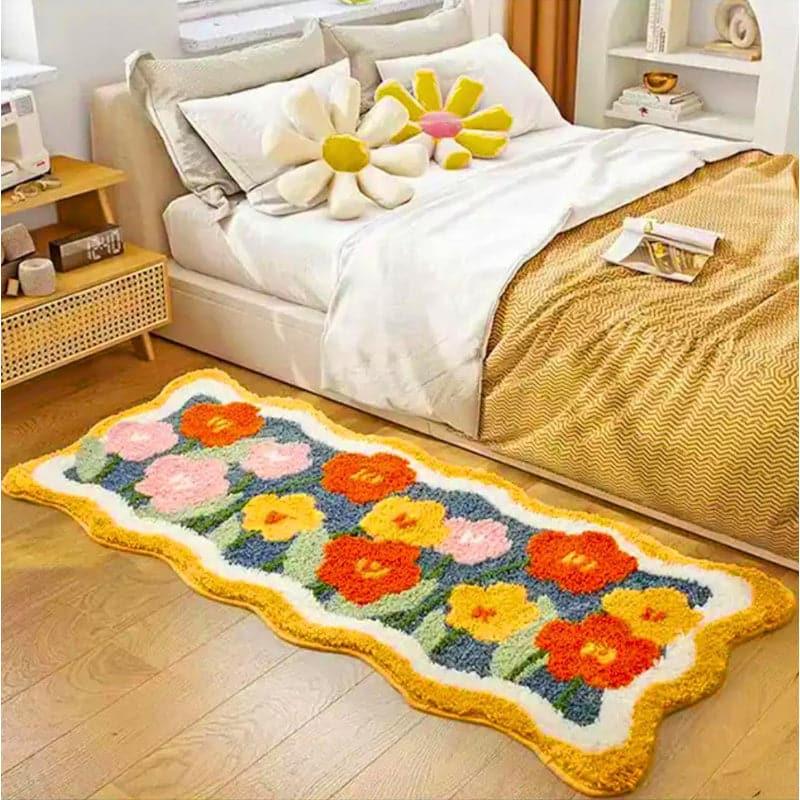 Buy Gardenia Glory Runner Rug Runner Rug from Vaaree