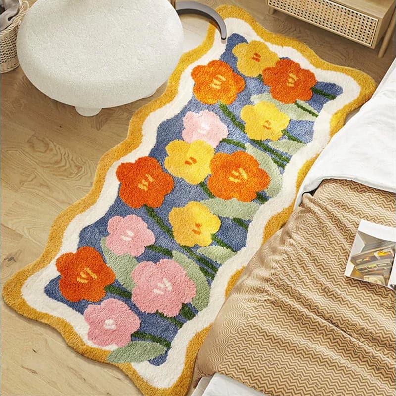 Buy Gardenia Glory Runner Rug Runner Rug from Vaaree