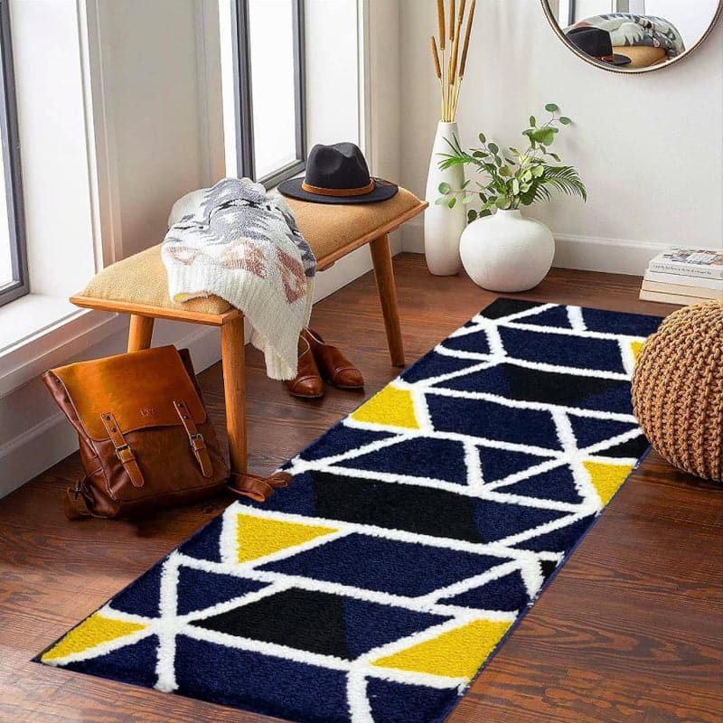 Buy Luxe Comfy Runner Rug - Blue Runner Rug from Vaaree