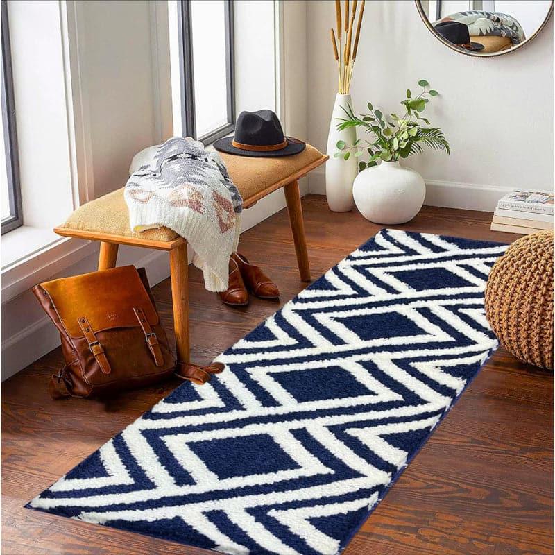 Buy Luxe Plush Runner Rug - Blue Runner Rug from Vaaree