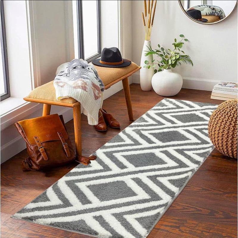 Buy Luxe Plush Runner Rug - grey Runner Rug from Vaaree