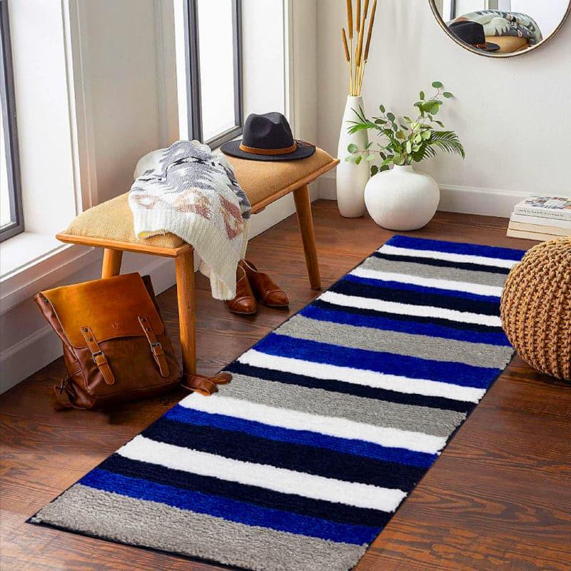 Buy Luxe Soft Runner Rug - Blue Runner Rug from Vaaree