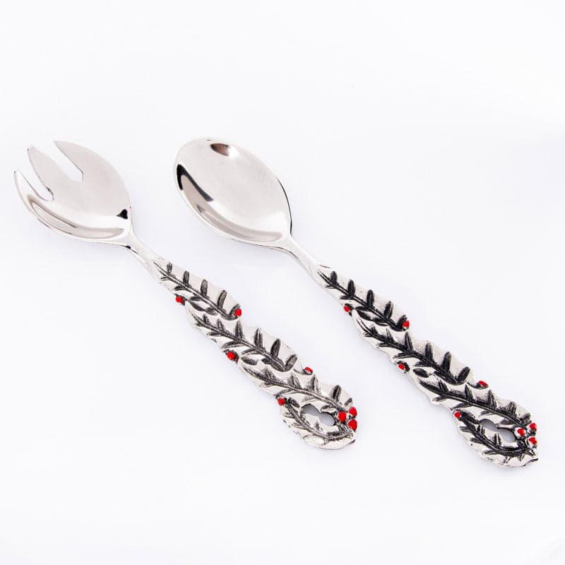 Salad Spoon - Bruna Twist Salad Spoon - Set Of Two