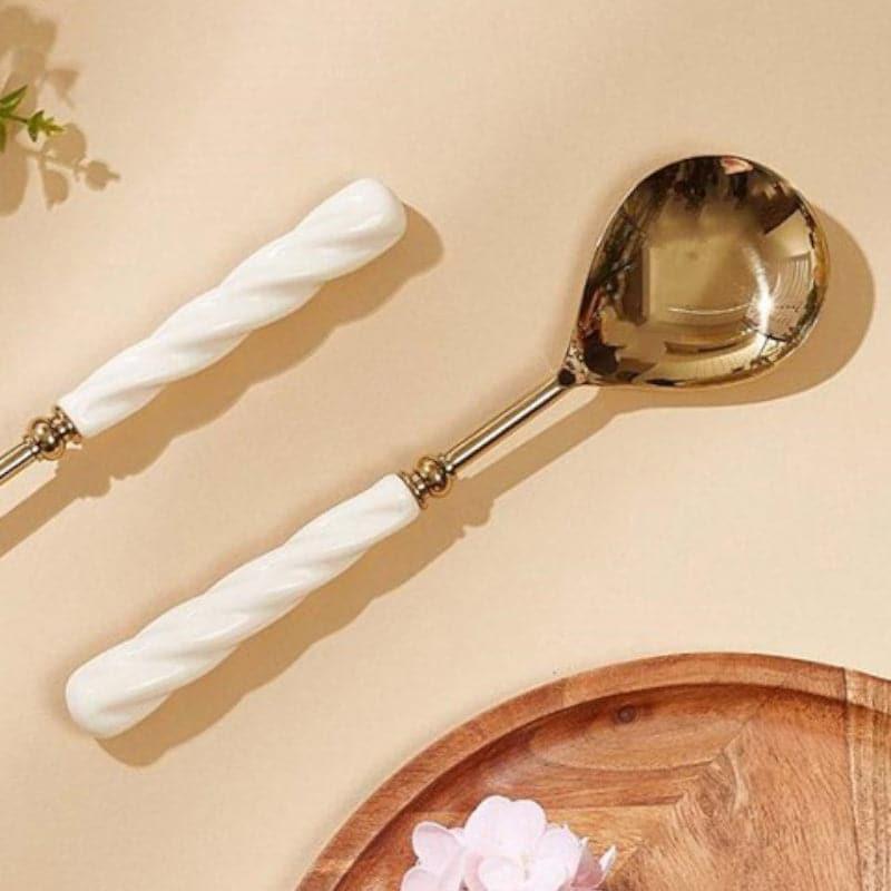 Salad Spoon - Mona Salad Spoon - Set Of Two