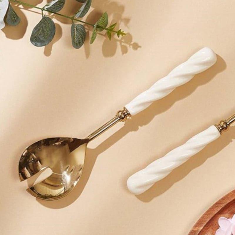 Salad Spoon - Mona Salad Spoon - Set Of Two