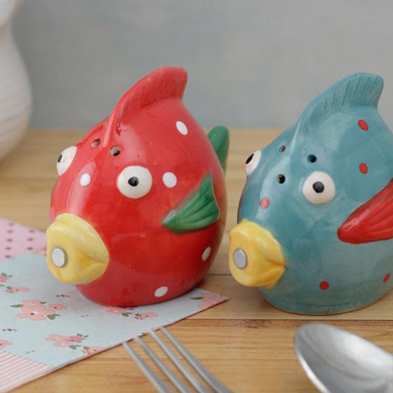 Buy Fish Pal Salt And Pepper Shaker Salt & Pepper Bottles from Vaaree