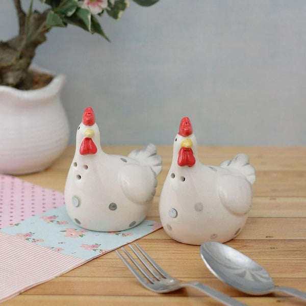 Salt & Pepper Bottles - Hen Mate Salt And Pepper Shaker