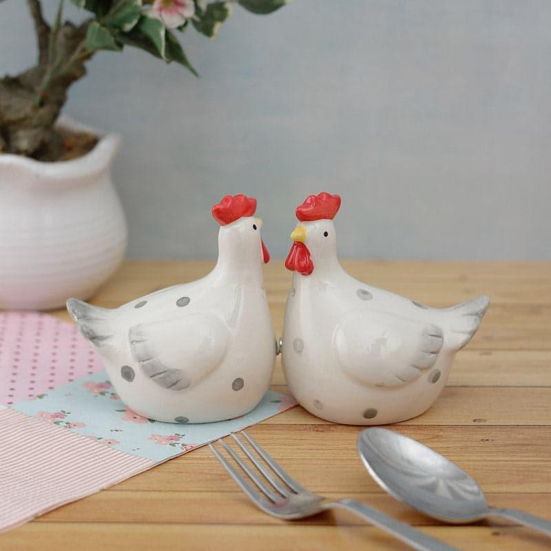 Salt & Pepper Bottles - Hen Mate Salt And Pepper Shaker