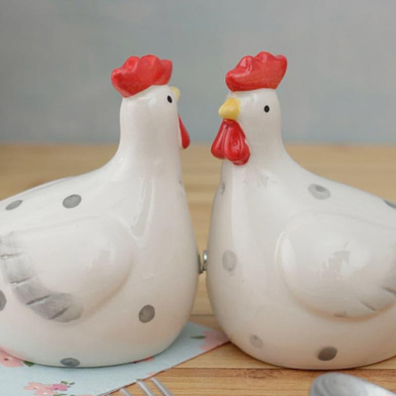 Salt & Pepper Bottles - Hen Mate Salt And Pepper Shaker