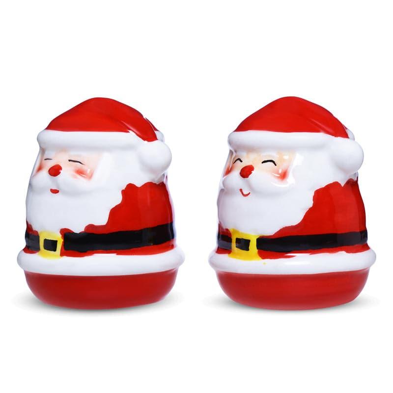 Buy Salt & Pepper Bottles - Santa Double Salt And Pepper Shaker - Set Of Two at Vaaree online