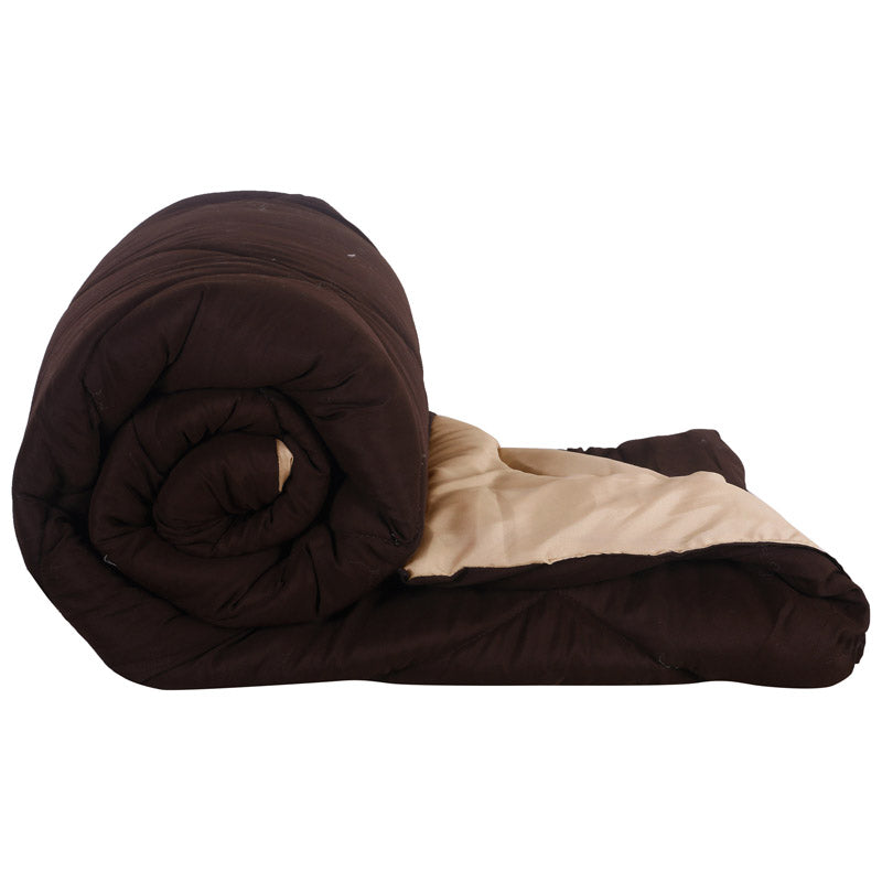 Buy Nihara Revesible Comforter - Brown & Beige Comforters & AC Quilts from Vaaree