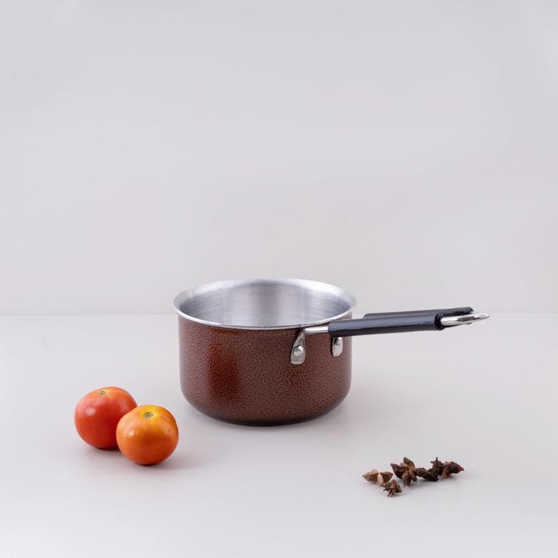 Buy Bronze Sizzle Slinger Saucepan 1100 ML / 6 Inches Saucepan from Vaaree