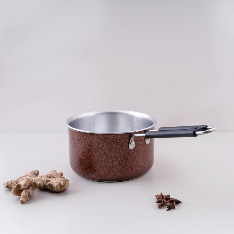 Buy Bronze Sizzle Slinger Saucepan 2000 ML / 7 Inches Saucepan from Vaaree