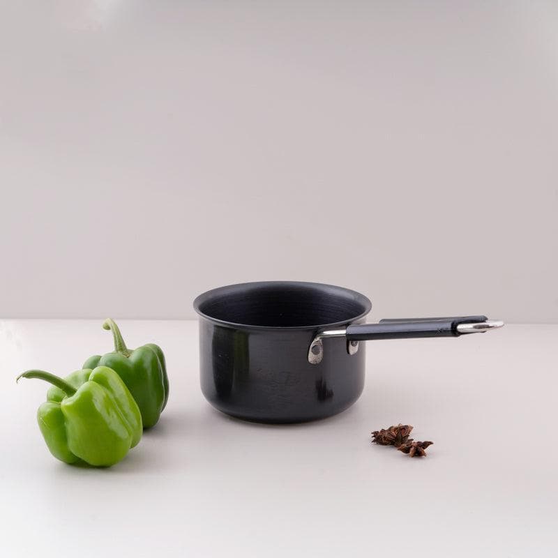 Buy Manifest Hard Anodised Saucepan 1100 ML / 6 Inches Saucepan from Vaaree