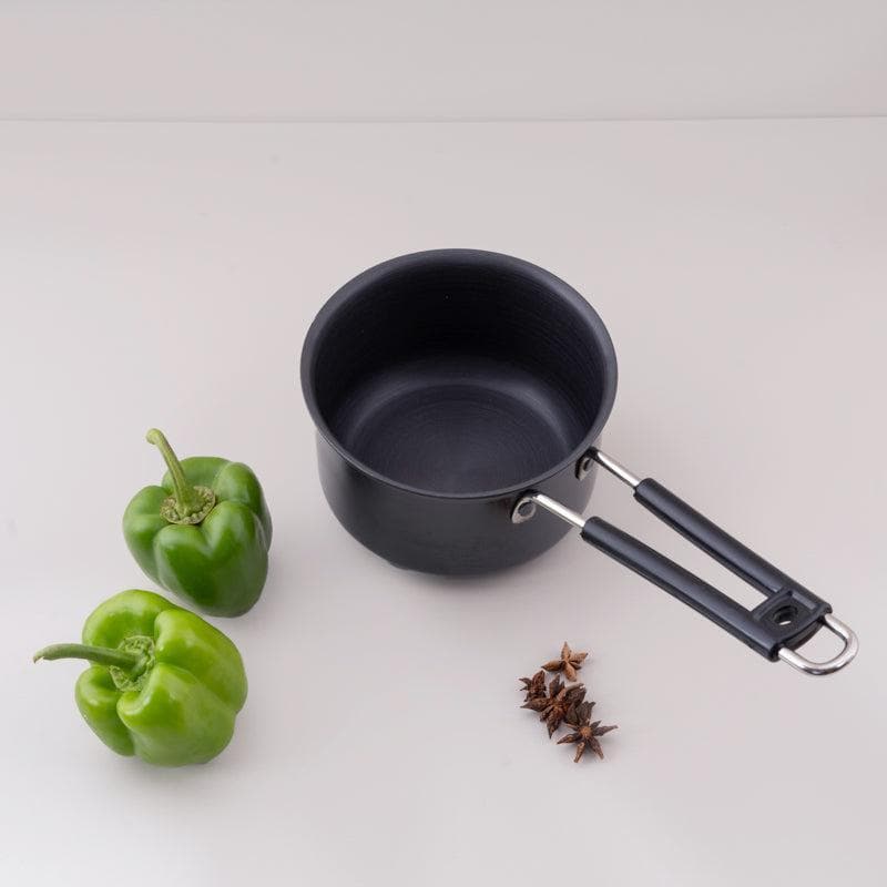 Buy Manifest Hard Anodised Saucepan 1100 ML / 6 Inches Saucepan from Vaaree