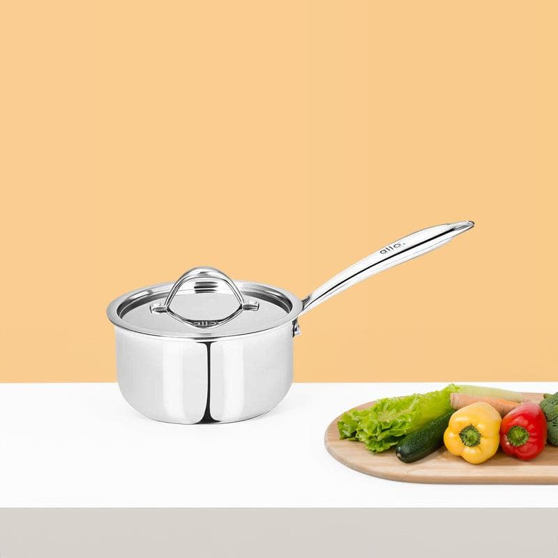 Buy Soqo Induction Safe Saucepan With Lid - 1500 ML / 6 Inches Saucepan from Vaaree