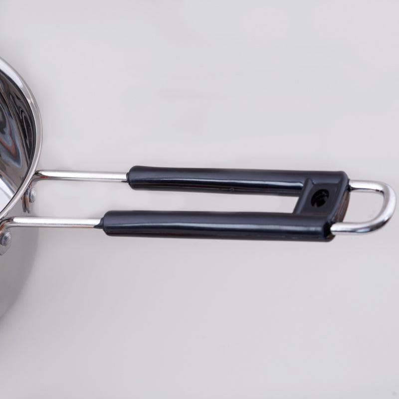 Buy Steel Sizzle Slinger Saucepan 1100 ML / 6 Inches Saucepan from Vaaree