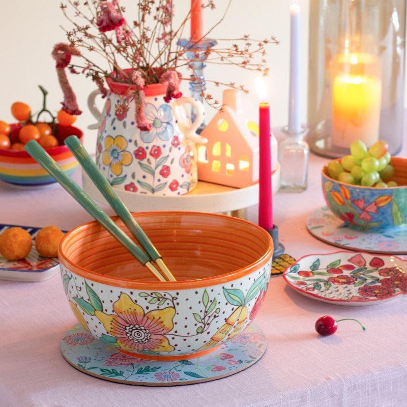 Buy Serving Bowl - Citrus Garden Bowl - Small at Vaaree online