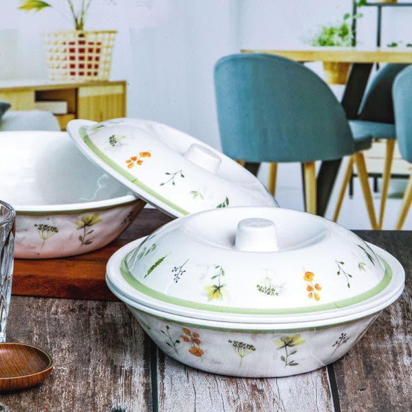 Buy Serving Bowl - Floria Melamine Serving Casserole - Set Of Two at Vaaree online