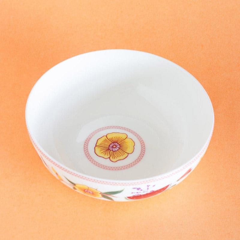 Buy Garden Of Eden Fine China Ceramic Curry Bowl - Set Of Two Serving Bowl from Vaaree