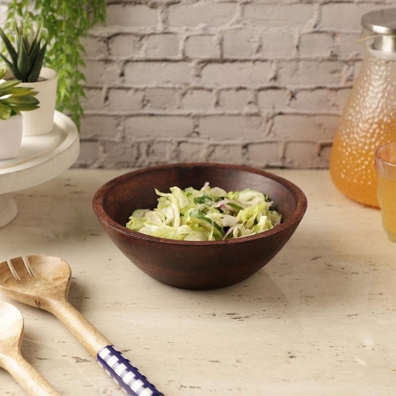 Buy Serving Bowl - Ivy Wooden Salad Bowl at Vaaree online